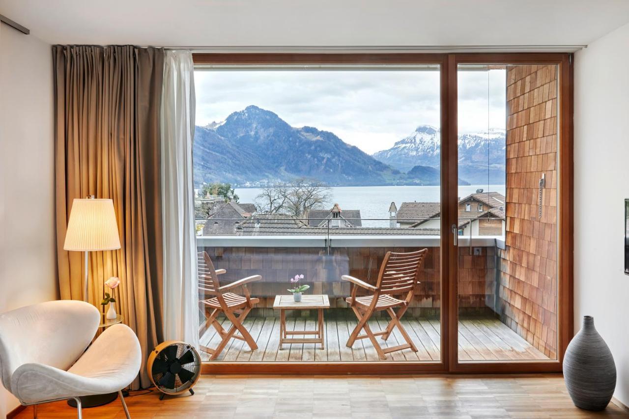 Hotel Rössli Gourmet&Spa Weggis Buitenkant foto